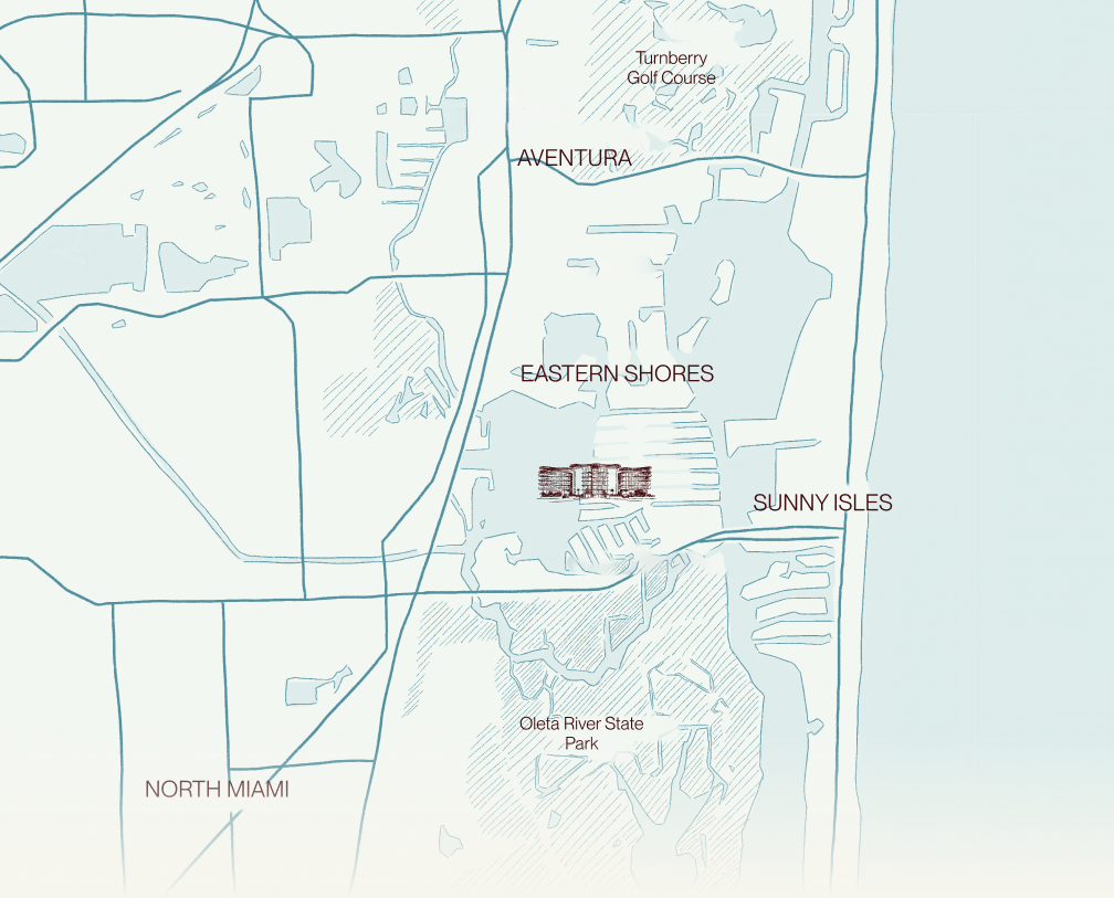 Map of Eastern Shores area
